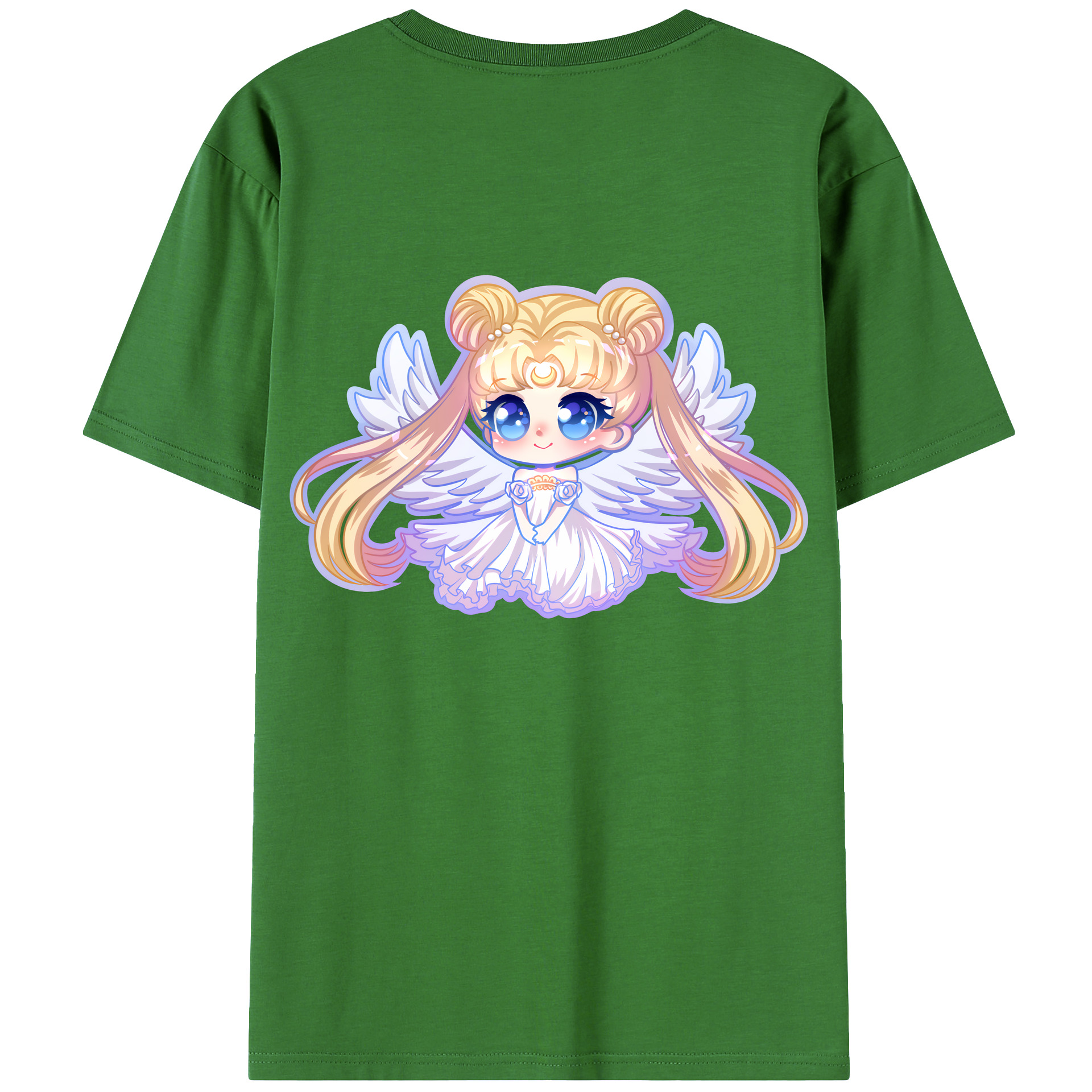 （画像用） 美少女戦士セーラームーン 愛野 美奈子 あいの みなこ Sailor Moon Aino Minako レディース半袖Tシャツ(バックプリント)